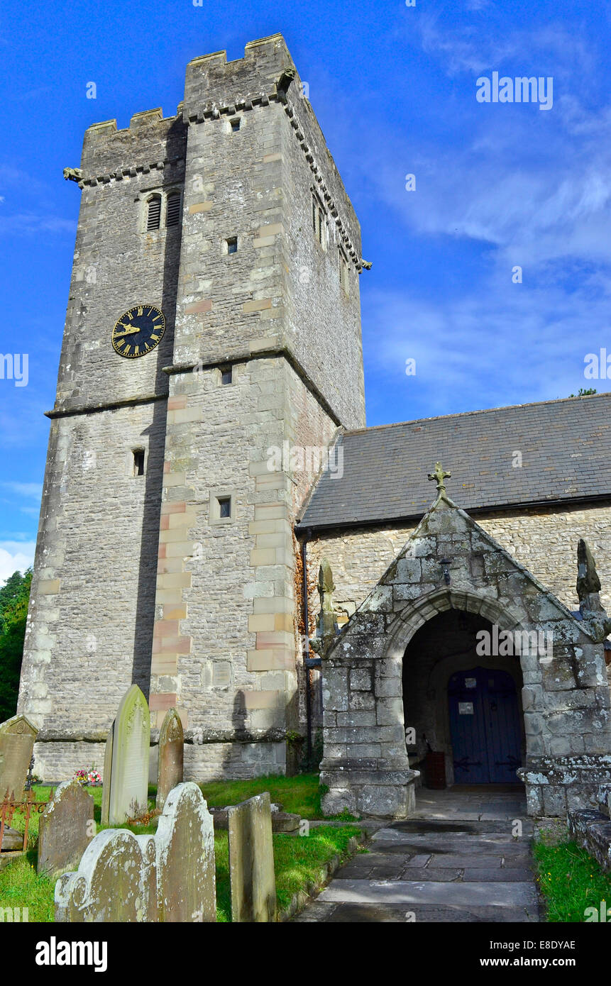 Laleston Church, Laleston, Bridgend, Mid Glamorgan, South Wales Stock Photo