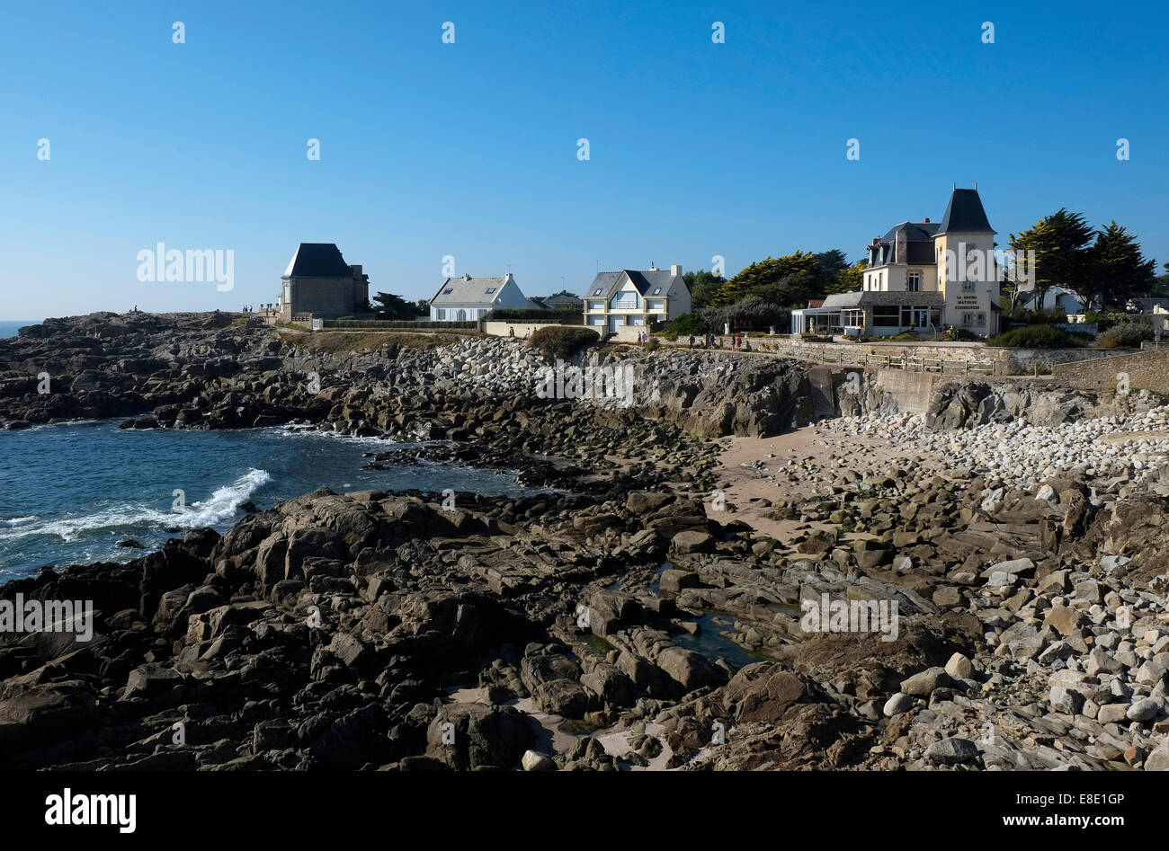 batz-sur-mer, loire atlantique, france Stock Photo