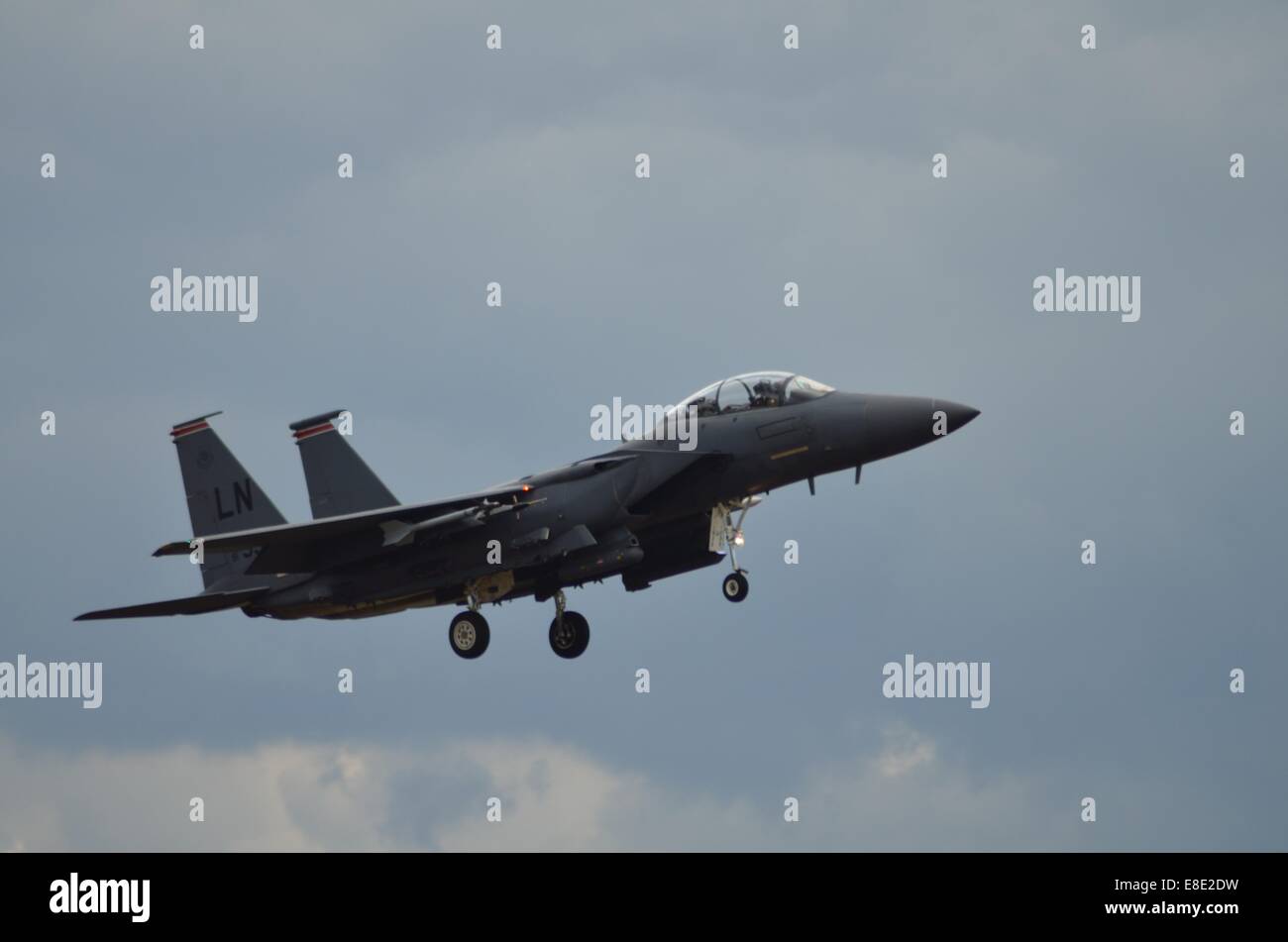 USAF F-15E Strike Eagle Stock Photo