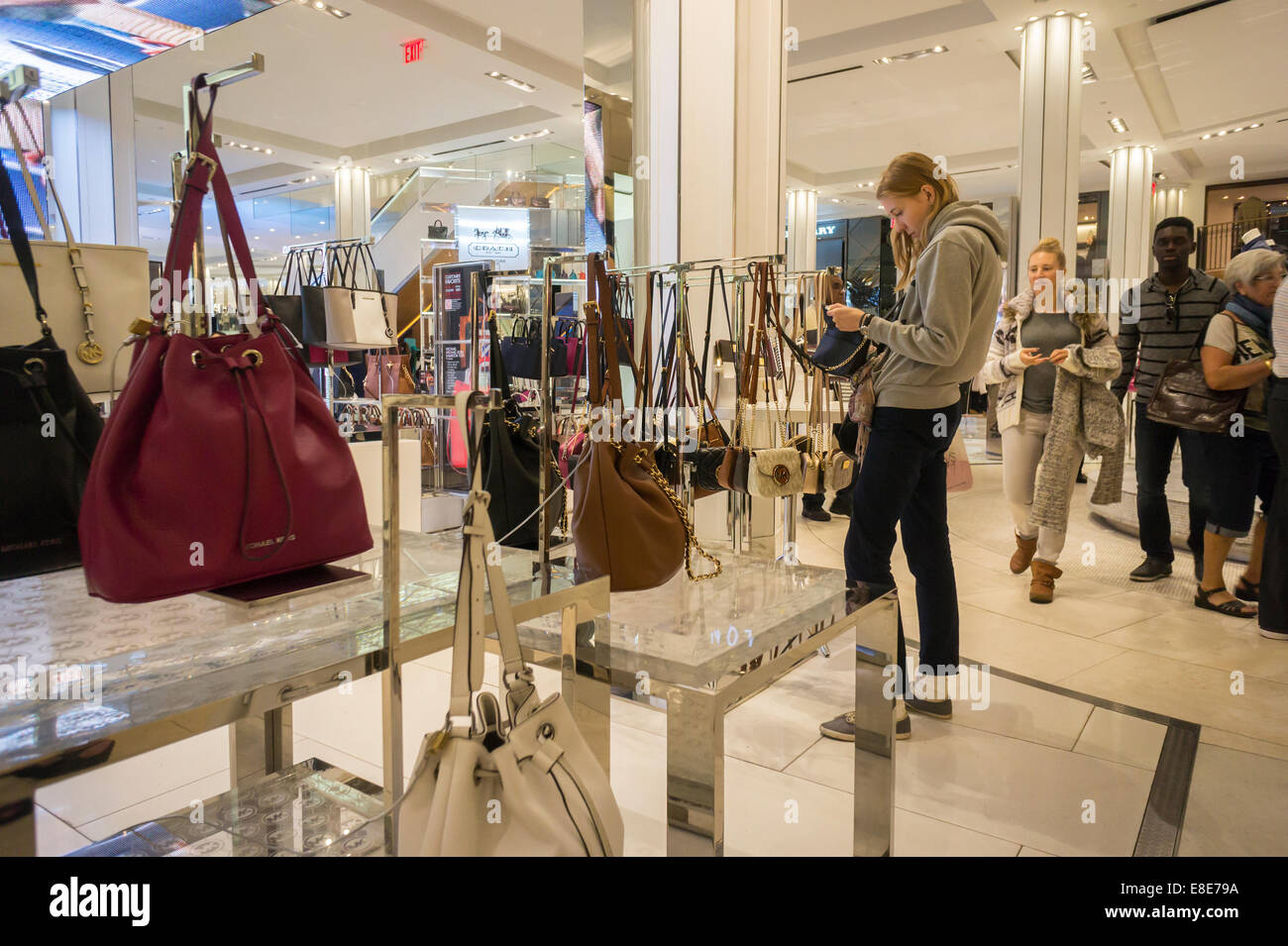 The Michael Kors boutique within the Macy's Herald Square department store  in New York Stock Photo - Alamy