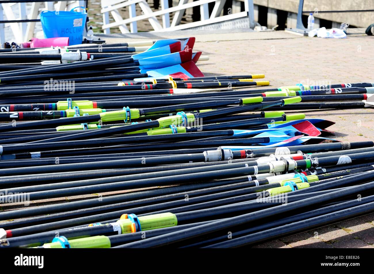 A Collection of Rowing Blades Stock Photo Alamy