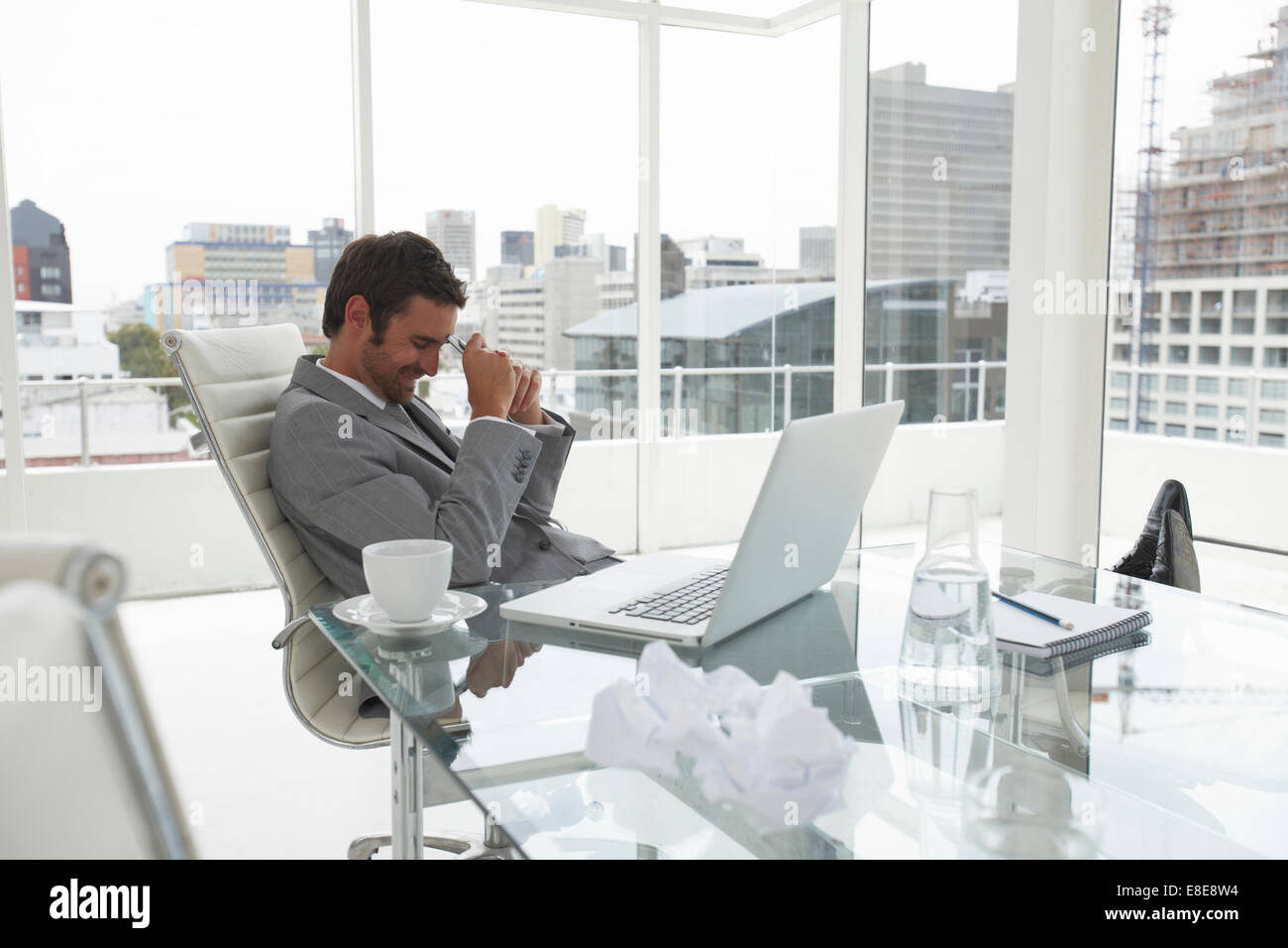 Real estate executive Stock Photo Alamy
