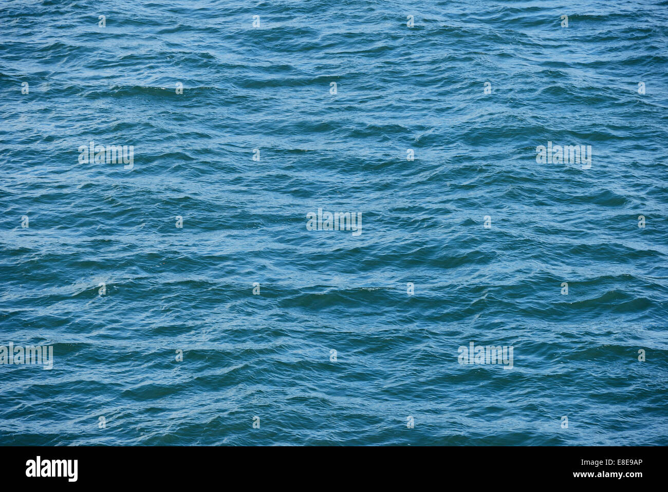 Blue smooth sea pattern Stock Photo
