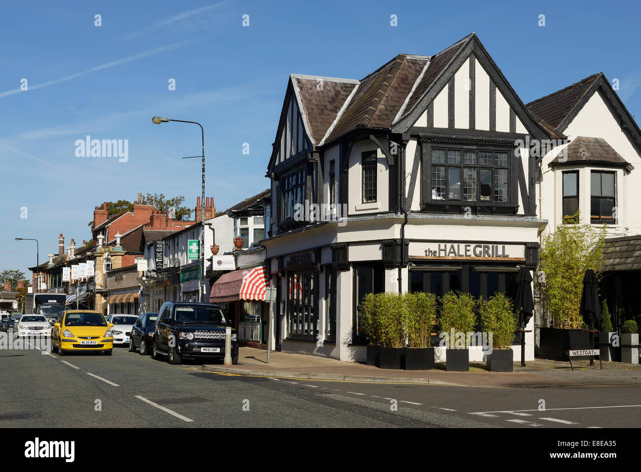 The Hale Grill on Ashley Road Hale Greater Manchester UK Stock Photo