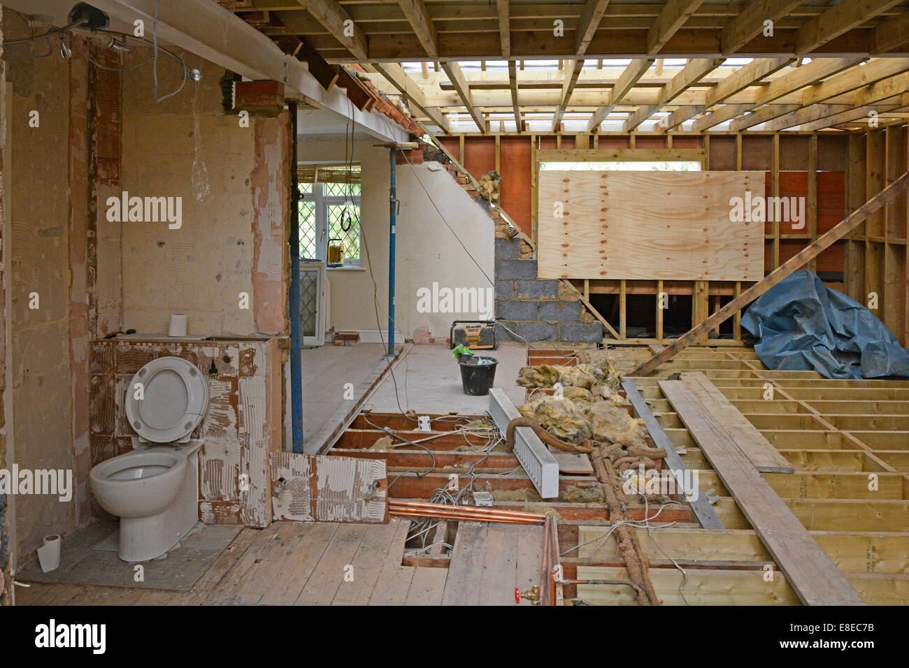 Home Improvement Work In Progress Acrow Props Support New