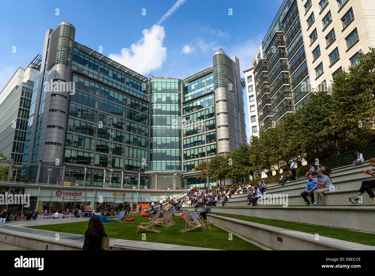 Sheldon Square, Paddington Basin, London, UK Stock Photo Alamy
