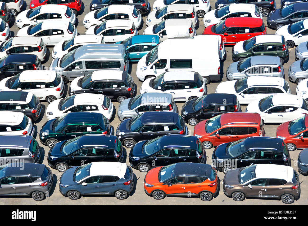 New car parking lot hires stock photography and images Alamy