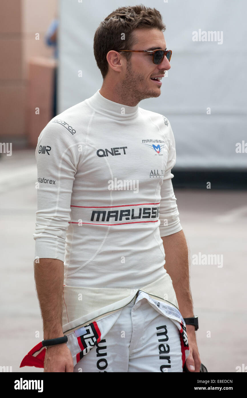 Jules Bianchi, French F1 driver of Marussia team Stock Photo