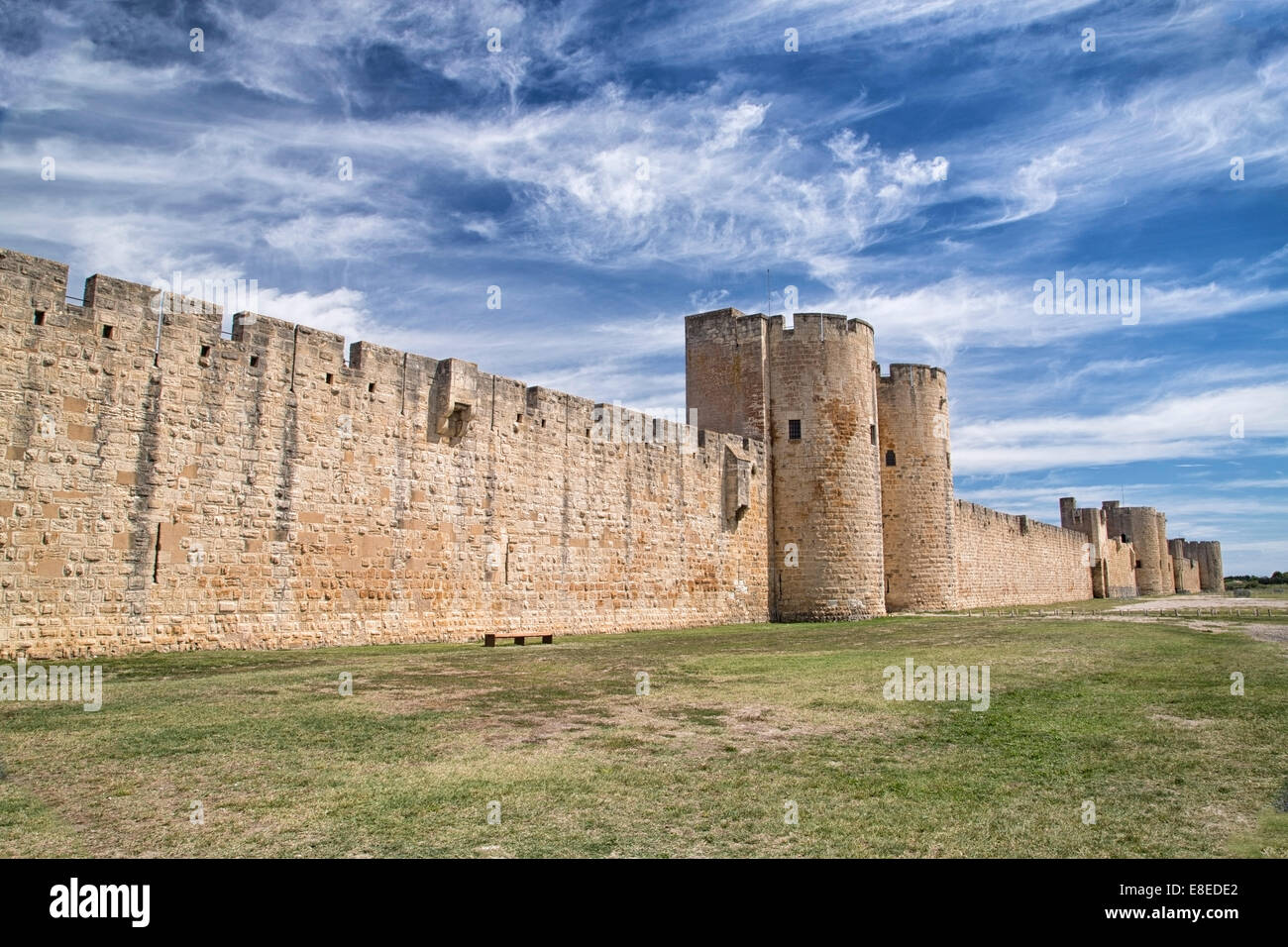 aigues-mortes-camargue-france-showing-city-walls-stock-photo-alamy