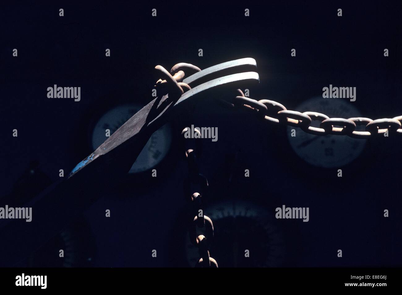 Offshore Oil Drilling Rig Hand Brake Stock Photo Alamy