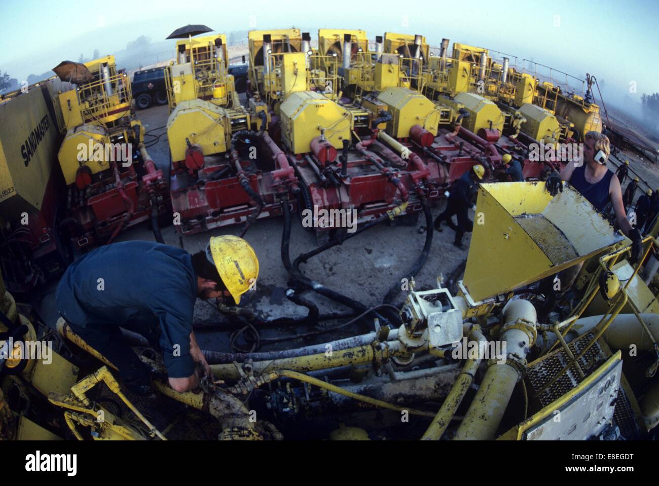 Offshore Oil Drilling Rig Mud Pumps Stock Photo - Alamy