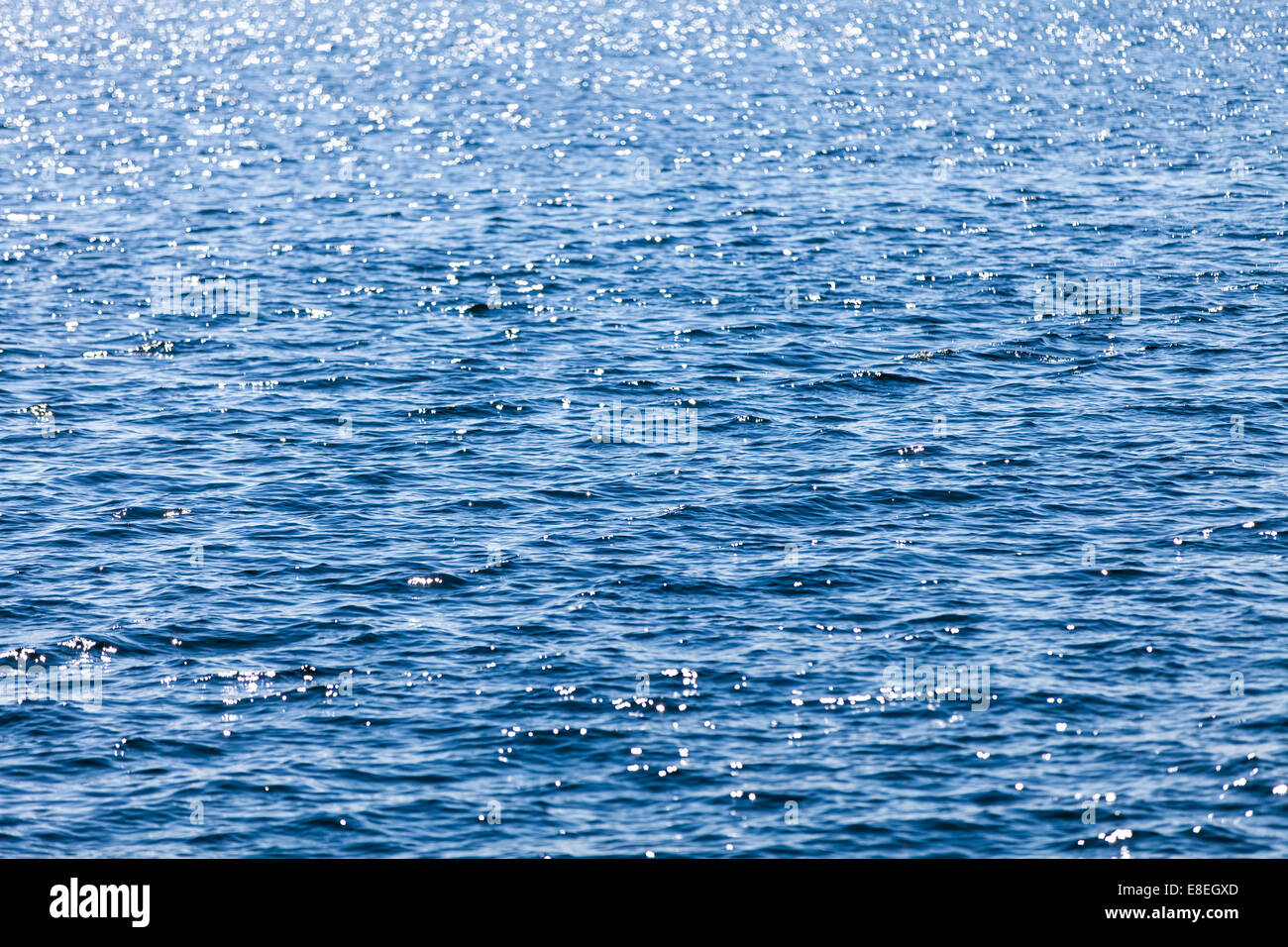 Calm Blue Sea Texture with small waves Stock Photo - Alamy