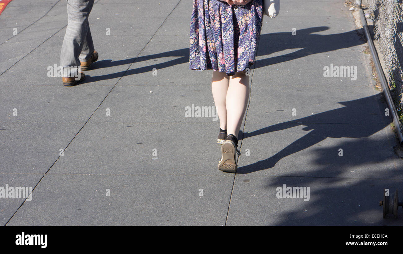 Walk sidewalk hi-res stock photography and images - Alamy