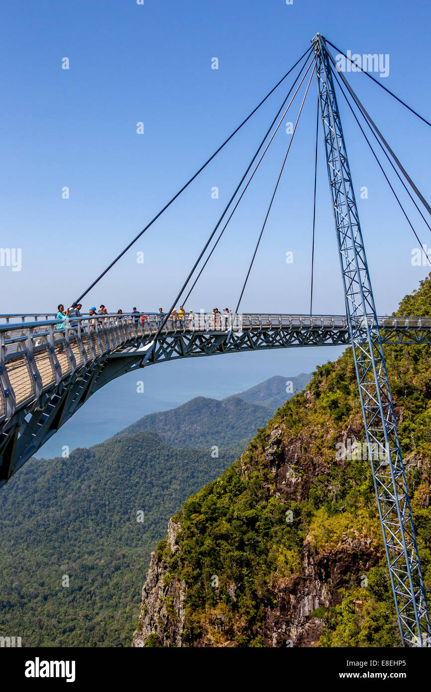 The Langkawi Sky Bridge, Langkawi, Malaysia Stock Photo