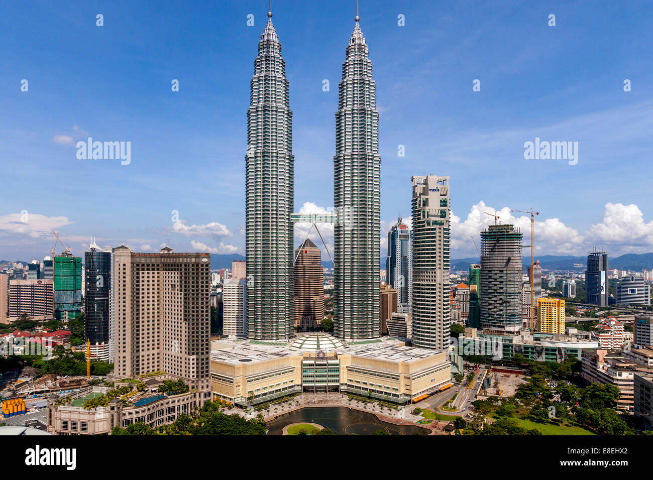 The Petronas Towers, Kuala Lumpur, Malaysia Stock Photo