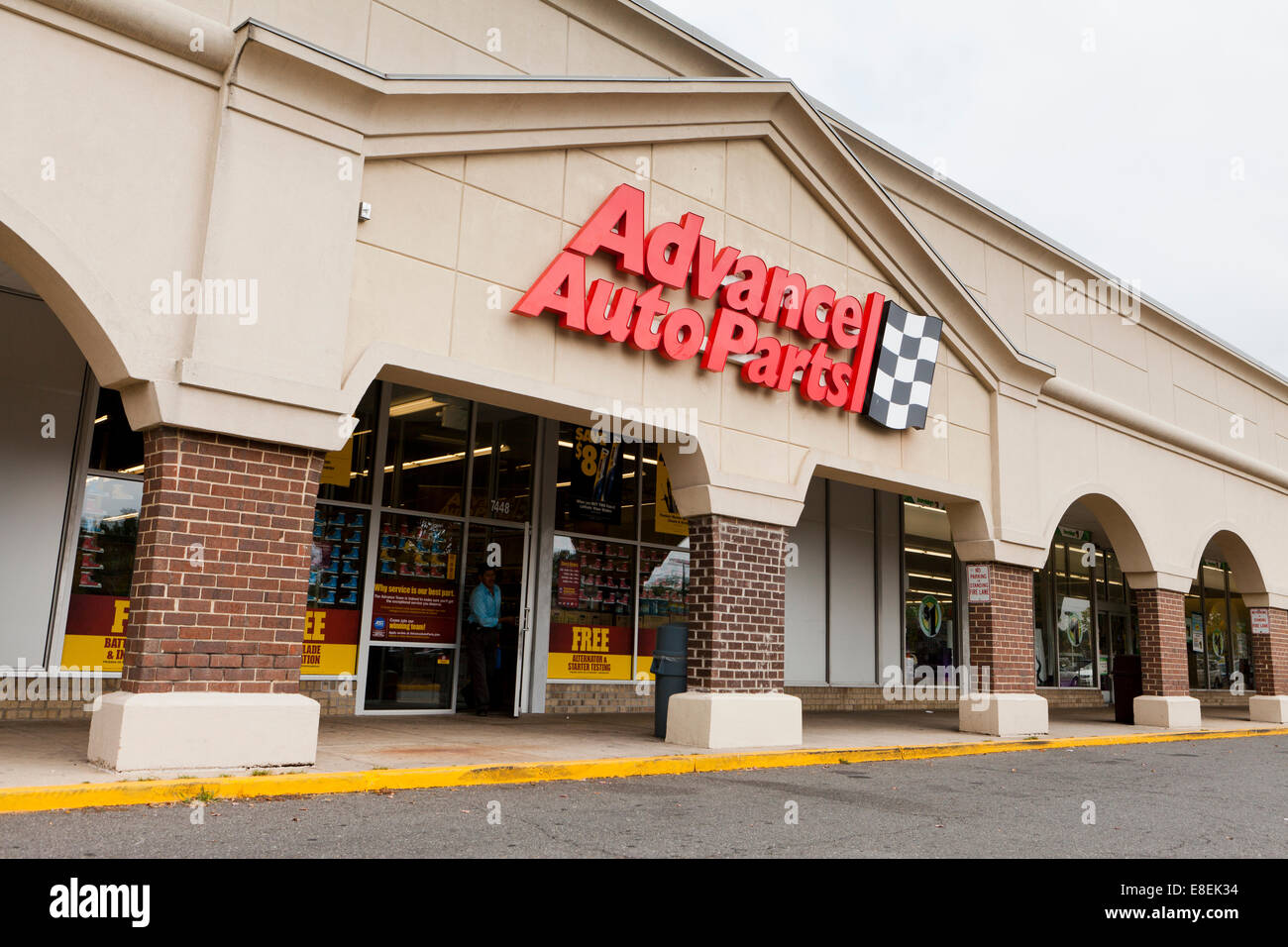 Advanced Auto Parts storefront - Virginia USA Stock Photo