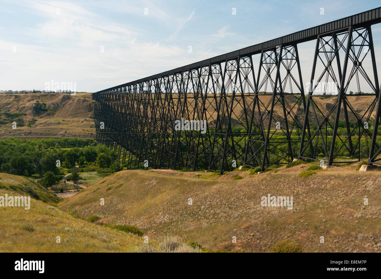 Canada alberta lethbridge oldman river hires stock photography and
