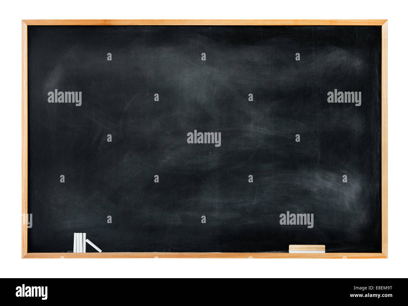 Empty Blackboard Stock Photo