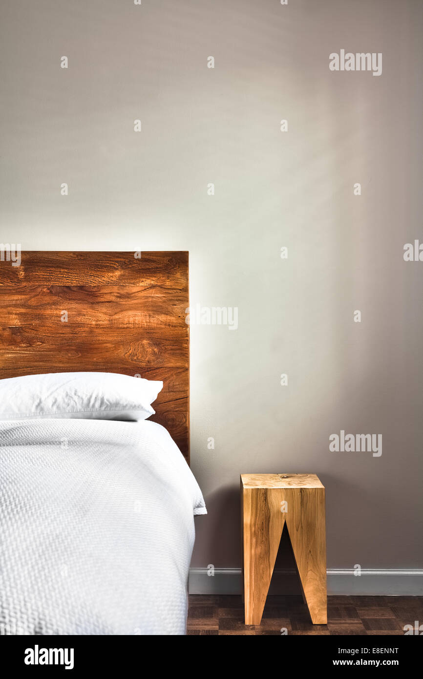 Beautiful Clean and Modern Bedroom with empty wall to add some text, logo,  image, etc Stock Photo - Alamy, image size:866x1390