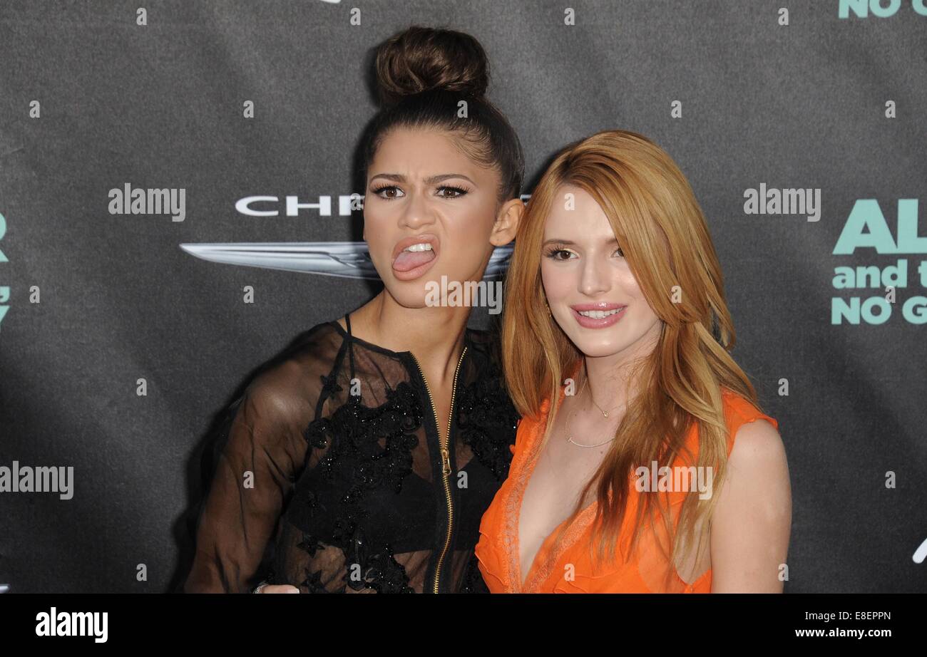 Los Angeles, CA, USA. 6th Oct, 2014. Zendaya, Bella Thorne at arrivals