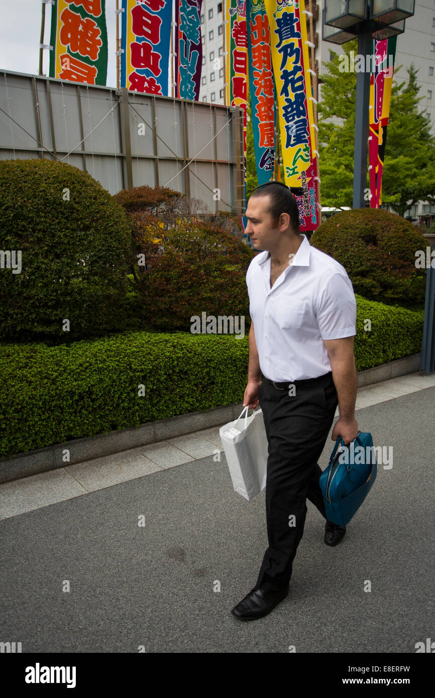 Grand Sumo Tournament, Tokyo, Japan Stock Photo Alamy