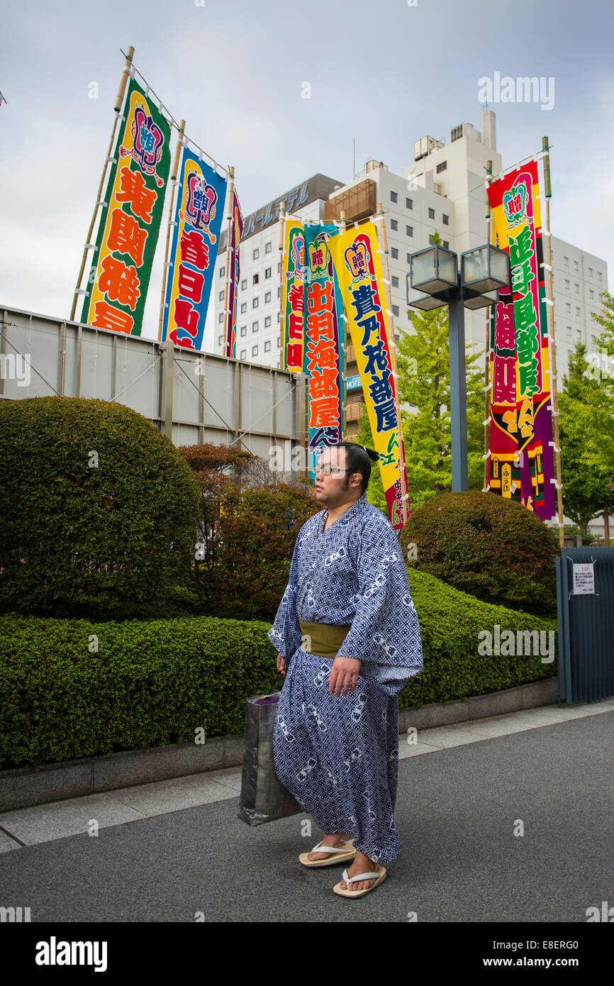 Grand Sumo Tournament, Tokyo, Japan Stock Photo Alamy