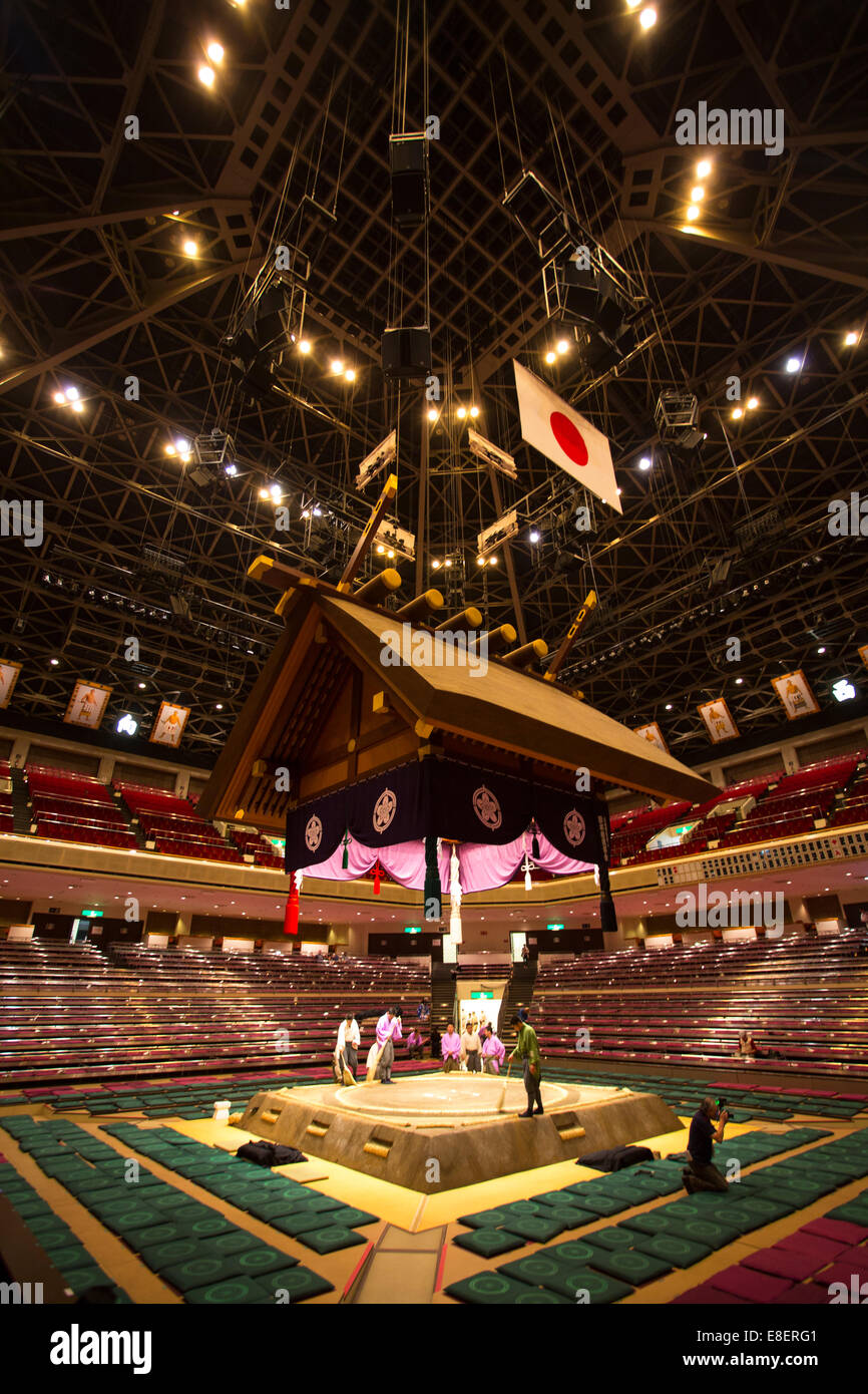 Grand Sumo Tournament, Tokyo, Japan Stock Photo Alamy
