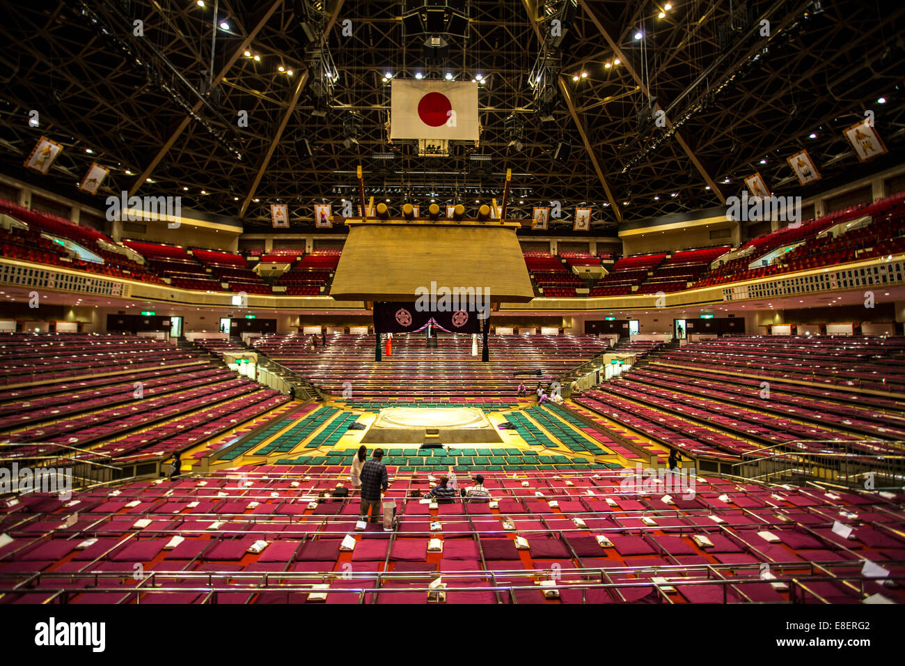 Grand Sumo Tournament, Tokyo, Japan Stock Photo Alamy