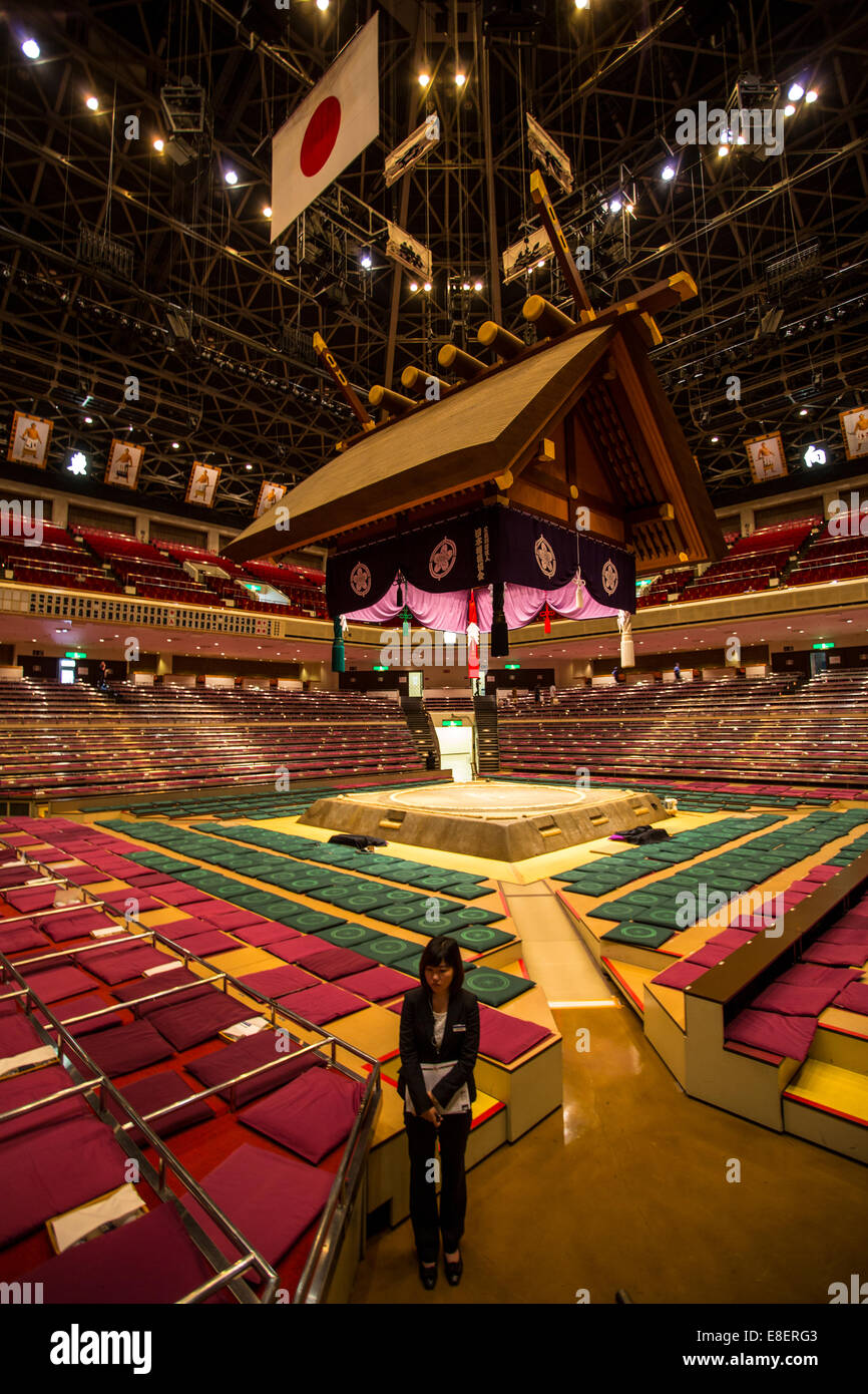 Grand Sumo Tournament, Tokyo, Japan Stock Photo Alamy