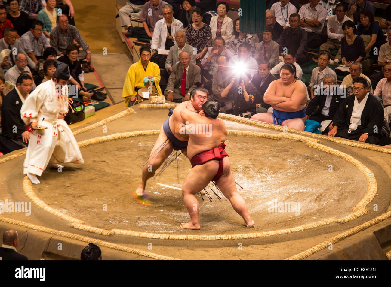 Grand Sumo Tournament, Tokyo, Japan Stock Photo Alamy