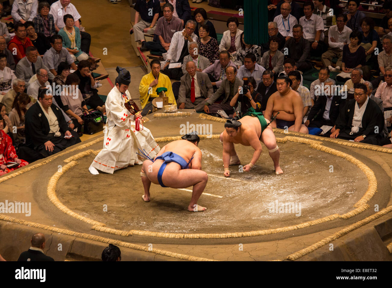 Grand Sumo Tournament, Tokyo, Japan Stock Photo Alamy