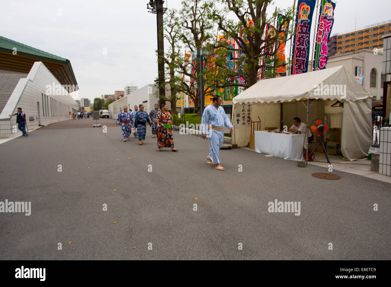 Grand Sumo Tournament, Tokyo, Japan Stock Photo Alamy
