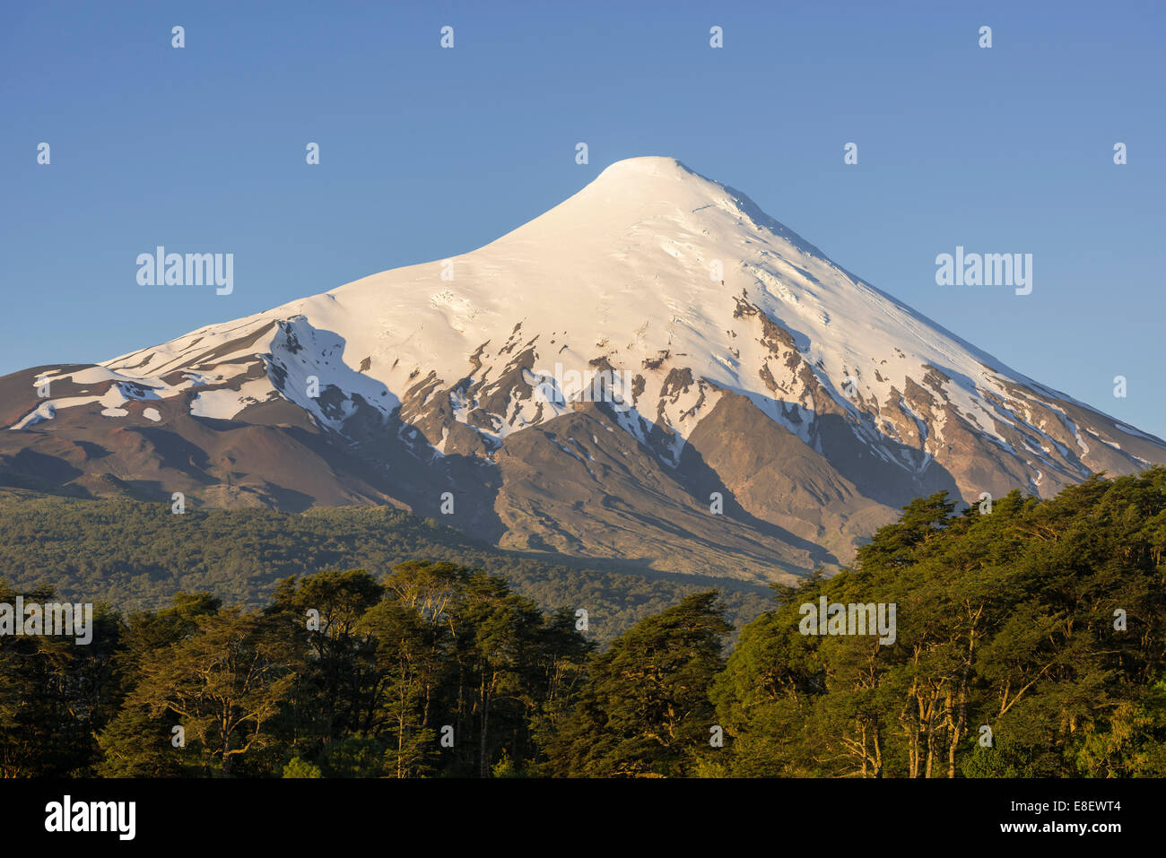 Osorno volcano, Puerto Varas, Los Lagos Region, Chile Stock Photo