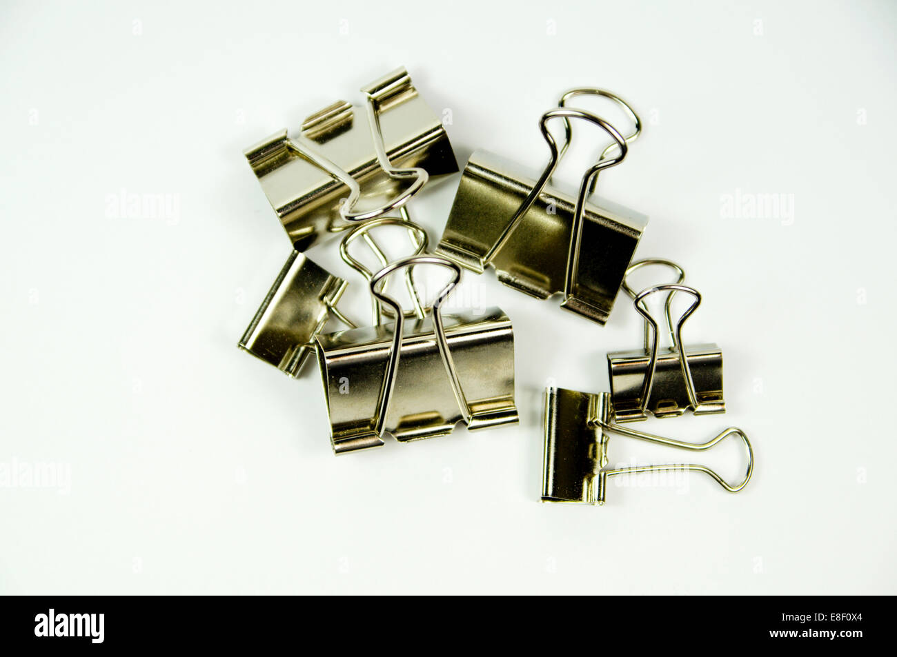 Bulldog clips Stock Photo