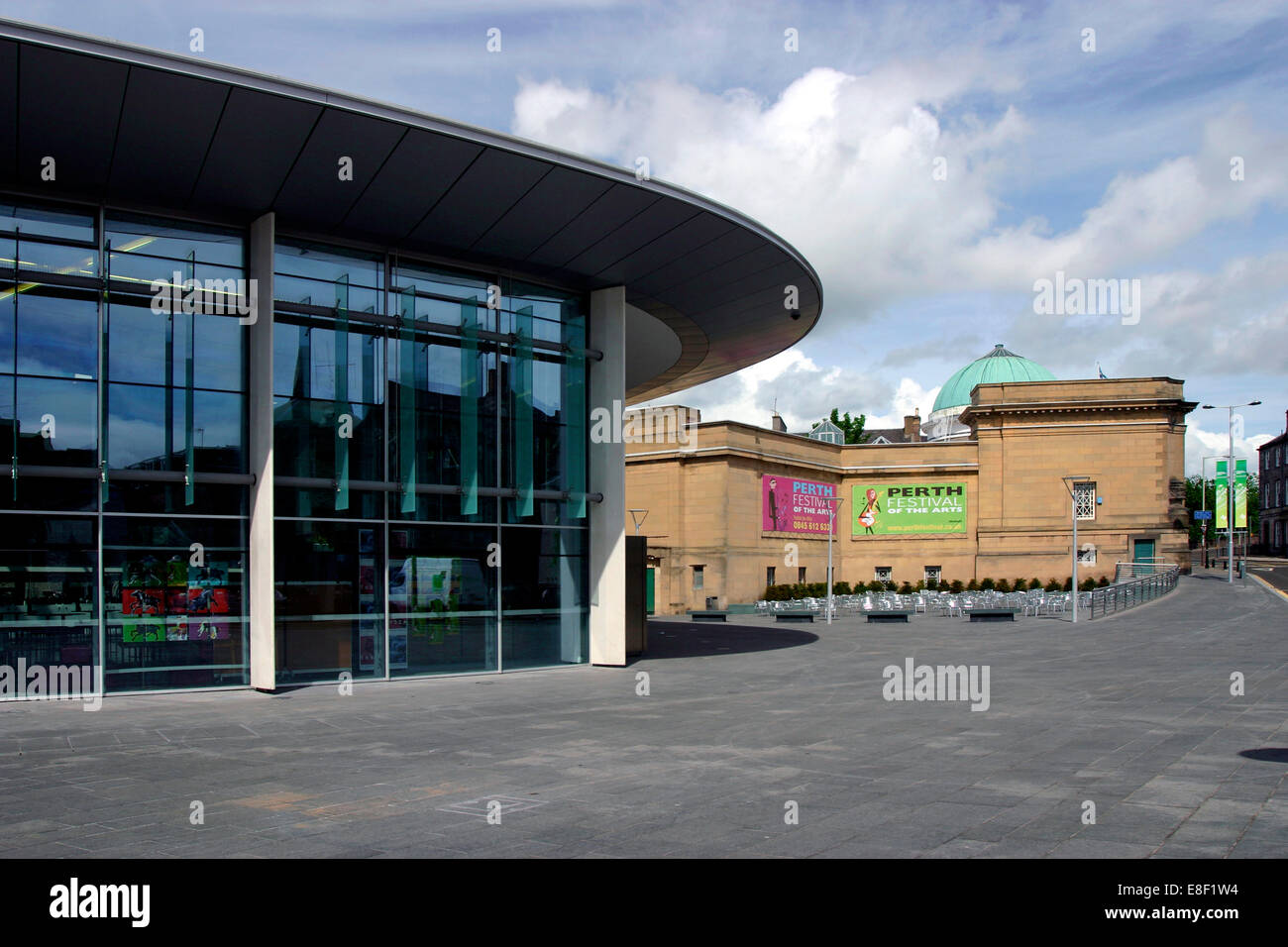 Perth Concert Hall and Art Gallery, Scotland Stock Photo