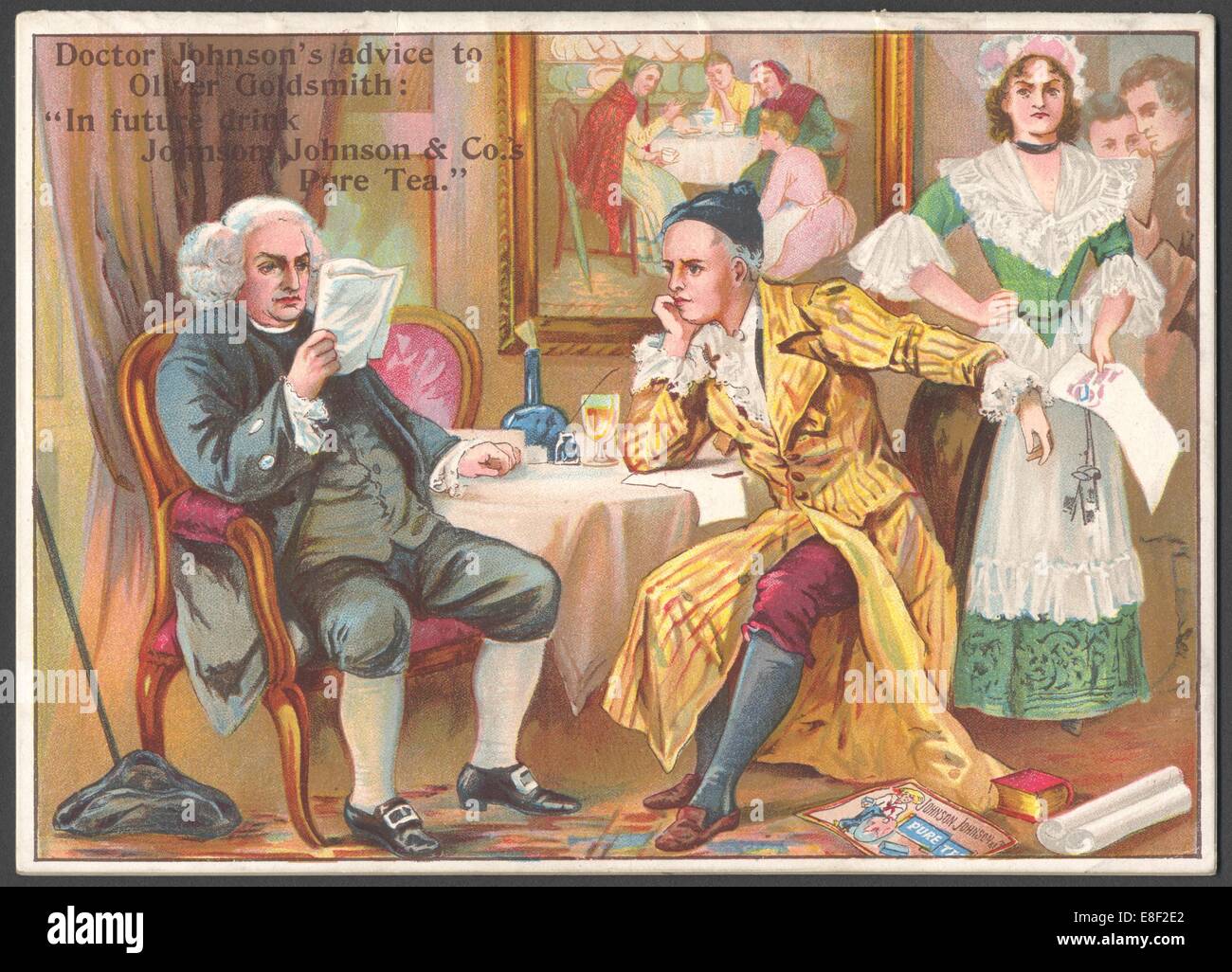Johnson & Johnson Tea, 1890s. Artist: Unknown Stock Photo - Alamy