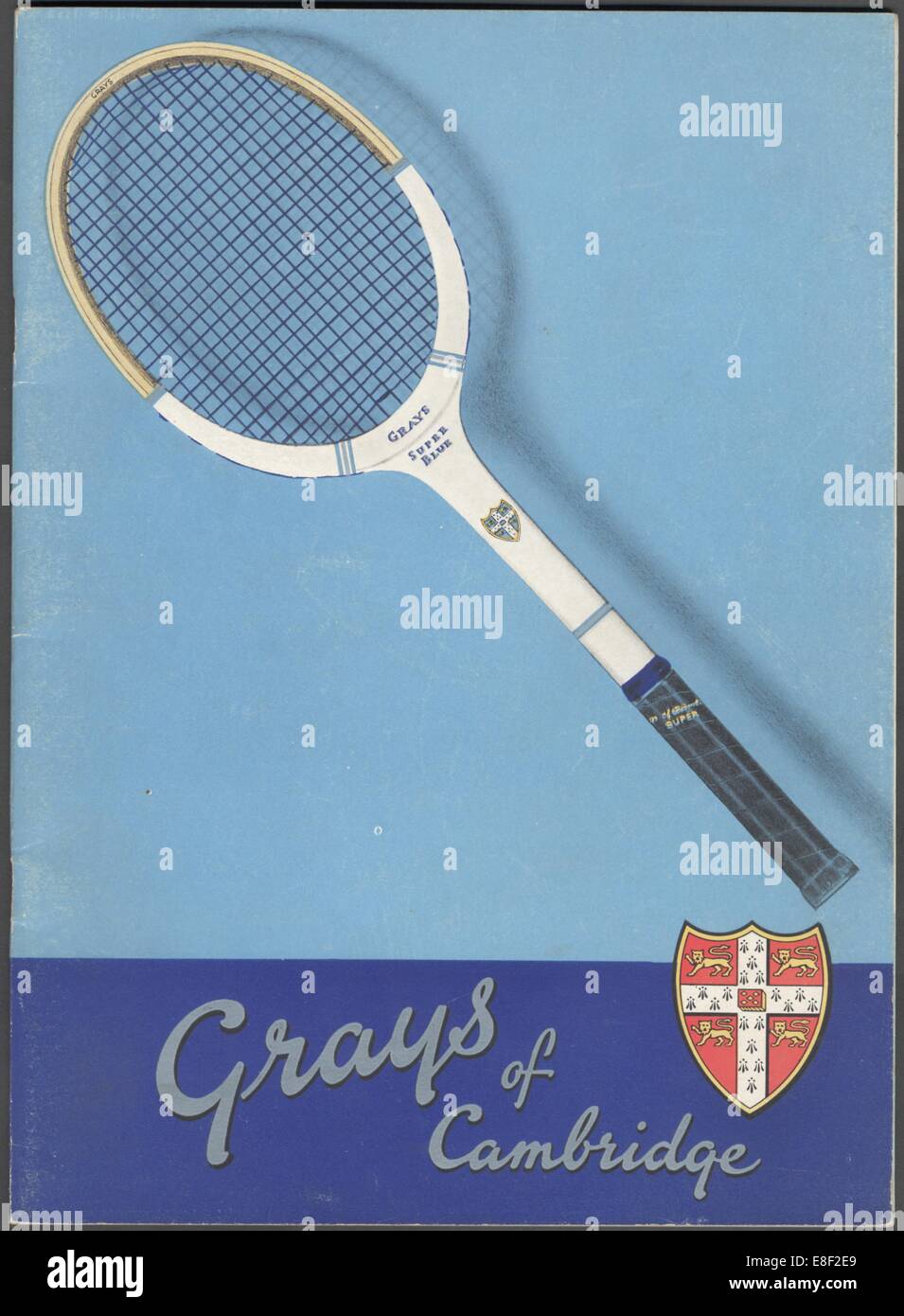 Gray's of Cambridge Sports equipment, 1940s. Artist Wilfred Fryer