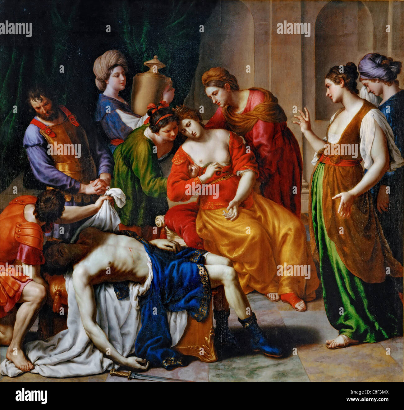 The Death of Cleopatra. Artist: Turchi, Alessandro (1578-1649) Stock Photo