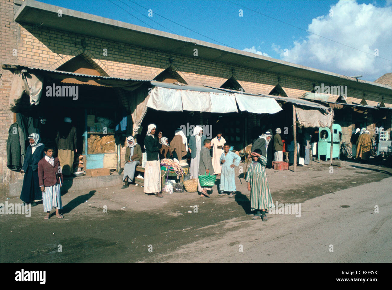 Market or souks, Samarra, Iraq, 1977. Stock Photo