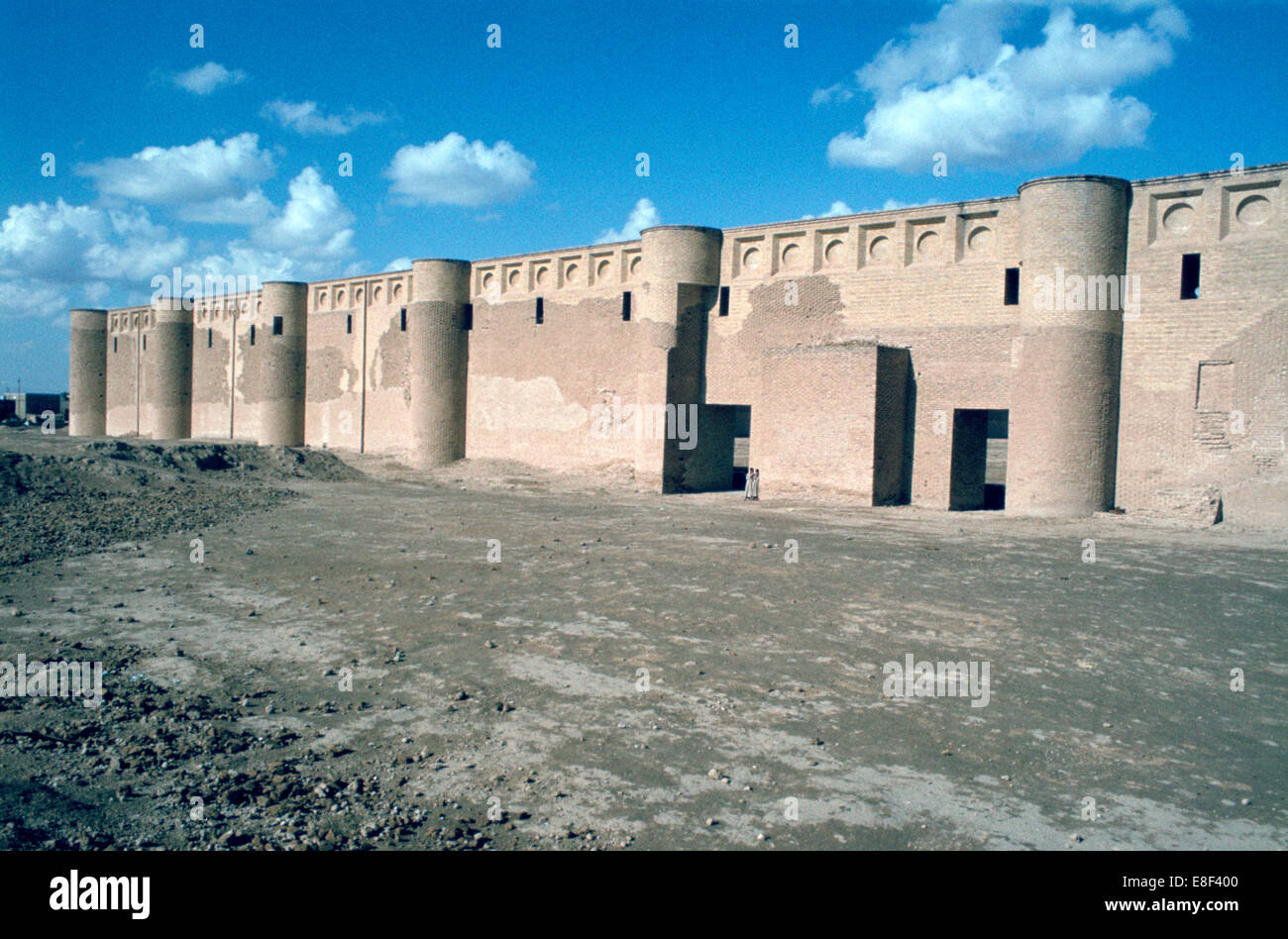 Walls of the Friday Mosque, Samarra, Iraq, 1977. Stock Photo