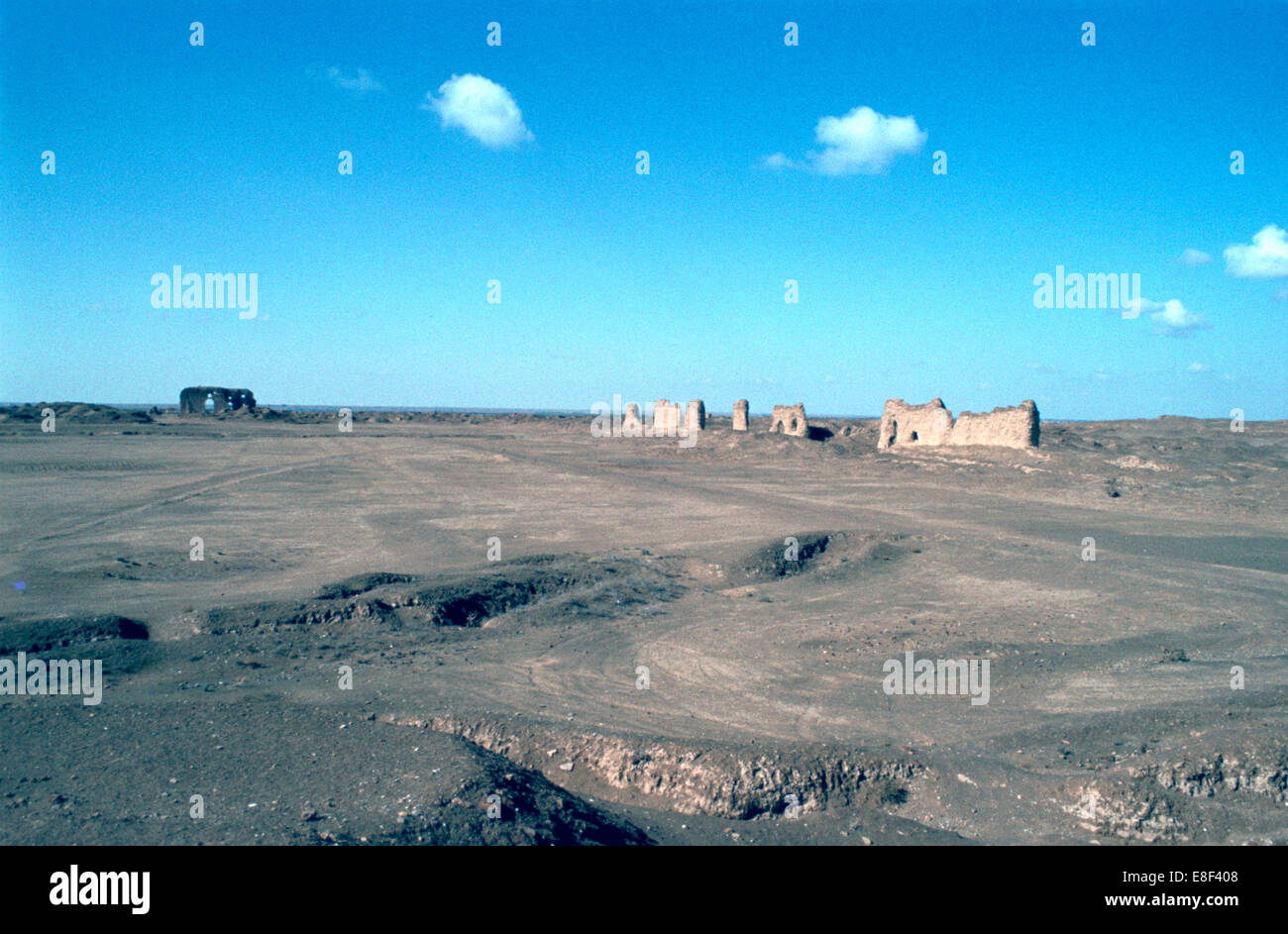 Ruins of the Caliph's Palace, Samarra, Iraq, 1977. Stock Photo