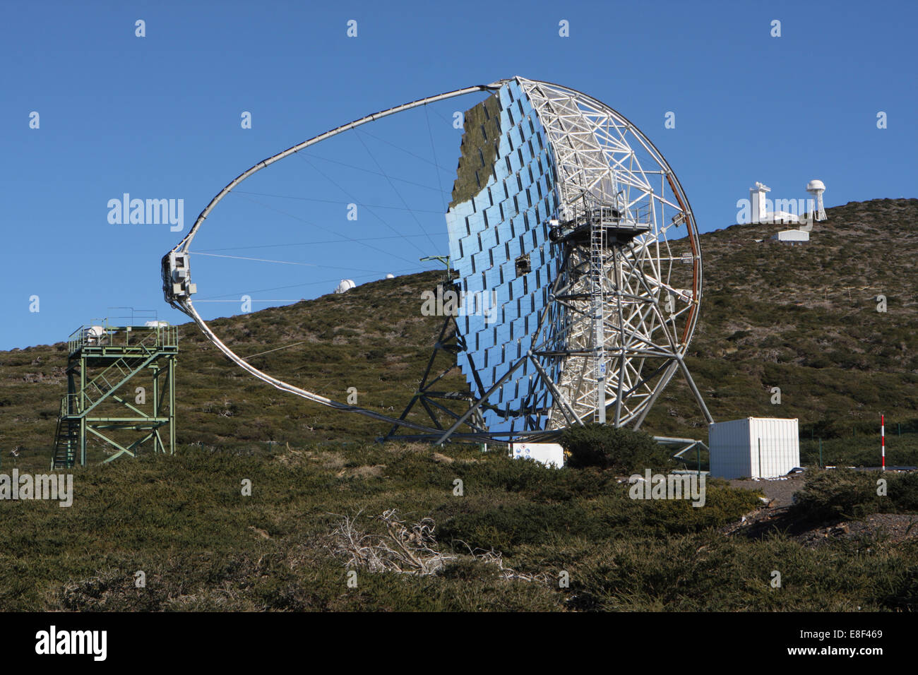 MAGIC telescope, La Palma, Canary Islands, Spain Stock Photo - Alamy