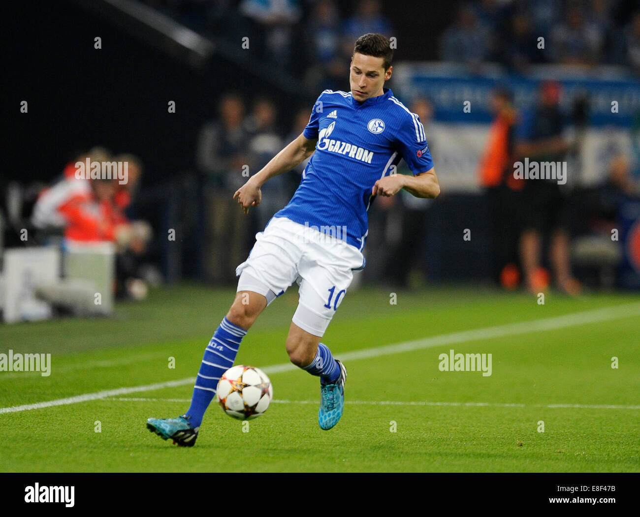 Gelsenkirchen, Germany 30.9.2014, Champions League 14/15 Group stage, Schalke 04 - NK Maribor - Julian Draxler (S04) Stock Photo