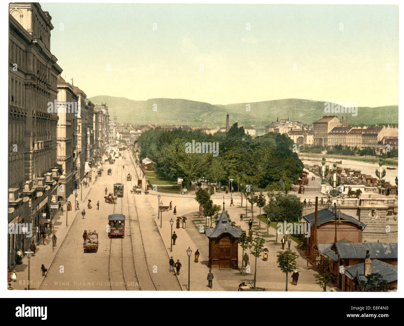 Quay Francis Joseph, Vienna Artist: Anonymous Stock Photo - Alamy