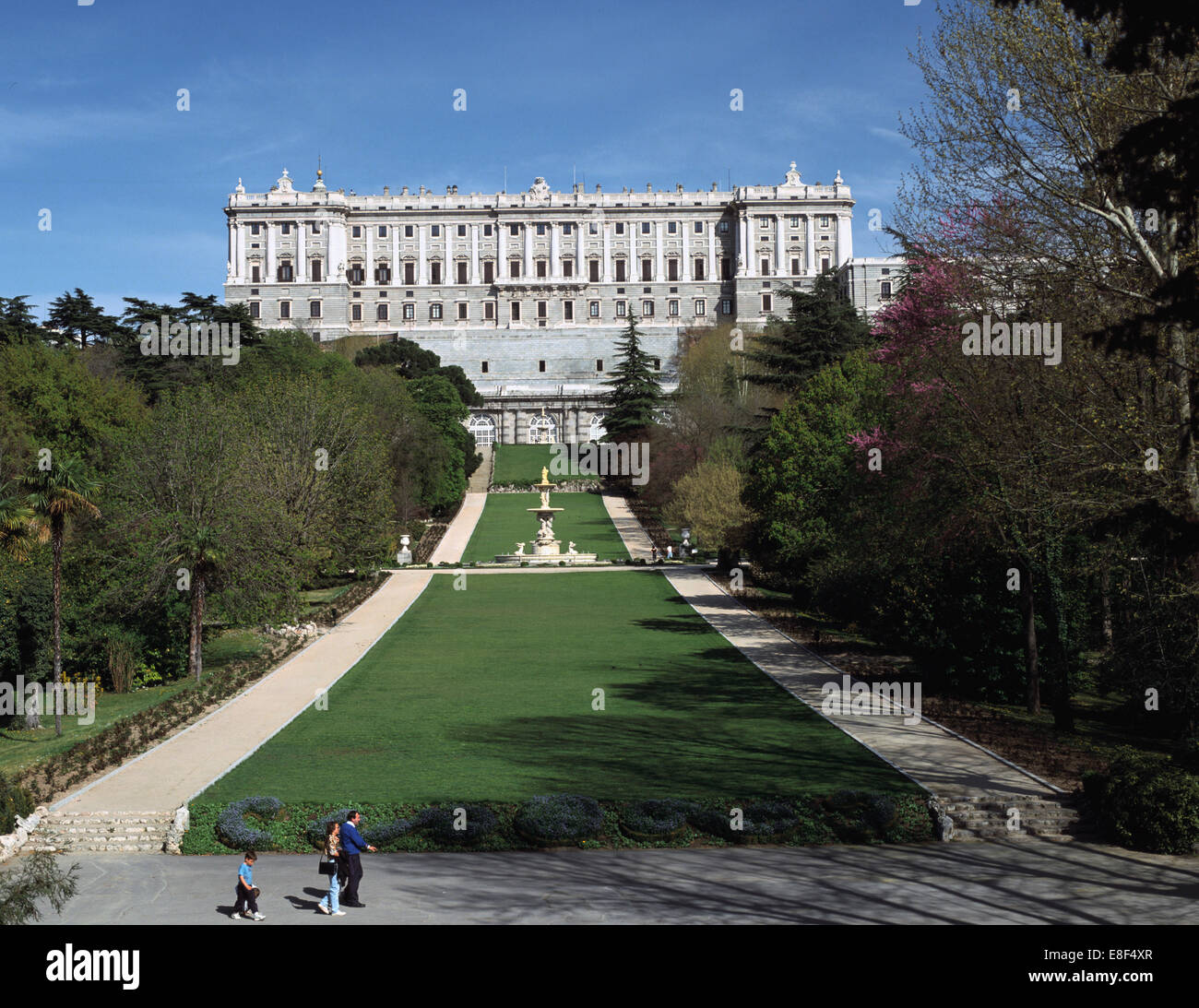 Palacio Real and Campo del Moro, Madrid, Spain Stock Photo Alamy