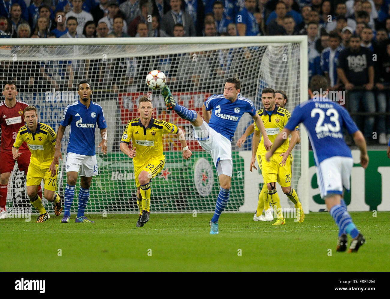 Gelsenkirchen, Germany 30.9.2014, Champions League 14/15 Group stage, Schalke 04 - NK Maribor -  Julian Draxler (S04) Stock Photo