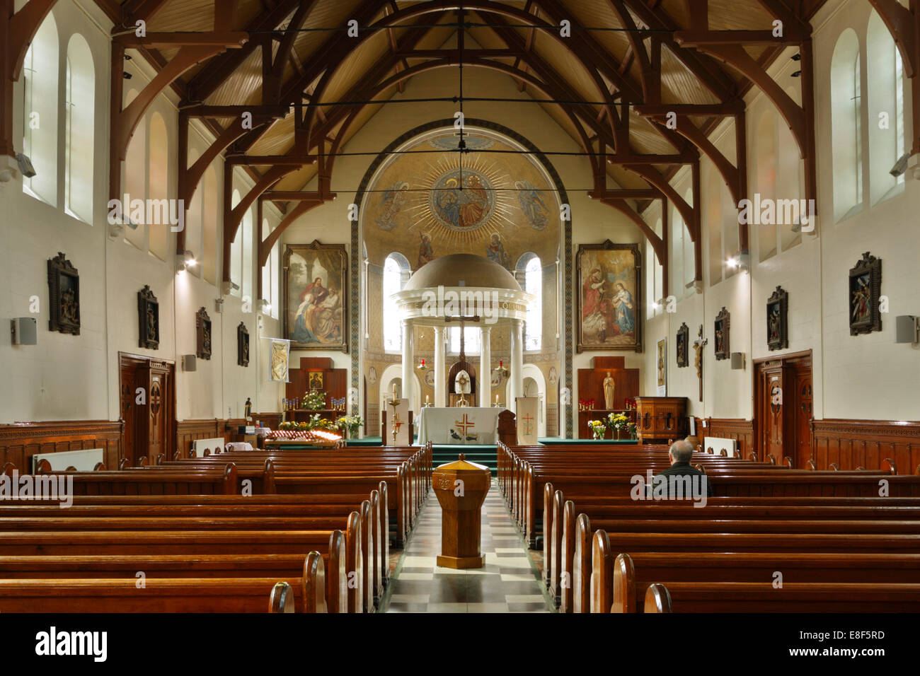 Interior of St Mary's Catholic Church, Belfast, Northern Ireland, 2010