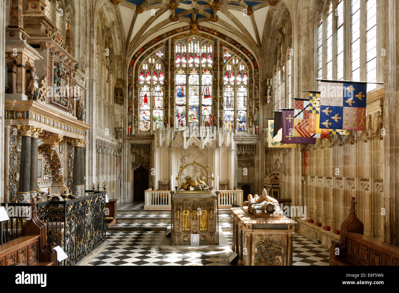 Beauchamp Chapel, the Collegiate Church of St Mary, Warwick, Warwickshire, 2010. Stock Photo