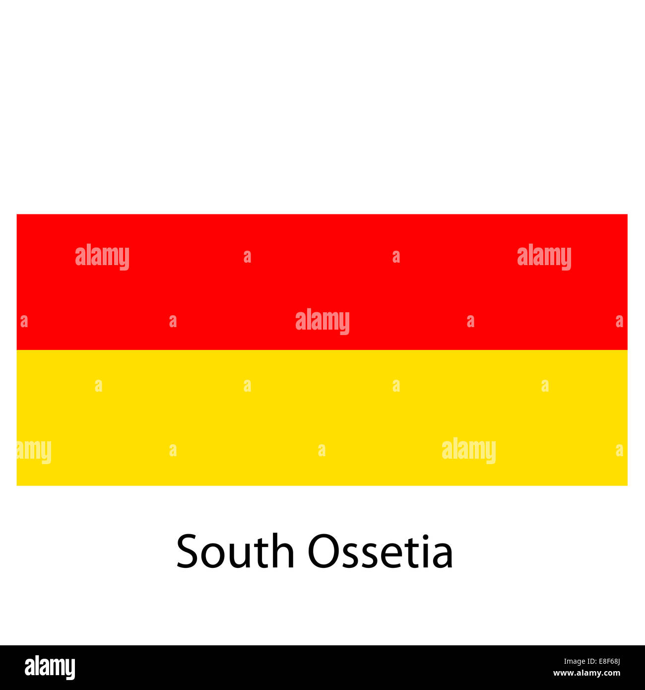 Editable ossetia flag vector hi-res stock photography and images - Alamy