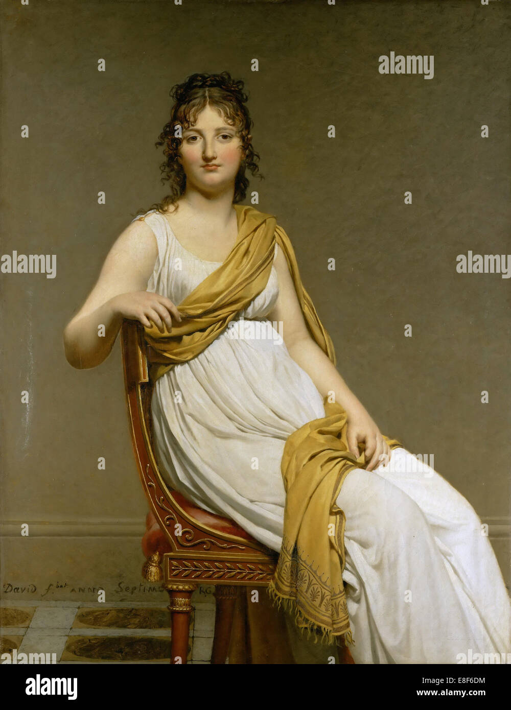 Portrait Of Madame Raymond De Verninac, Ne Henriette Delacroix. Artist